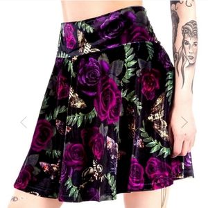 Killstar Sabrina Nightlife Skater Skirt